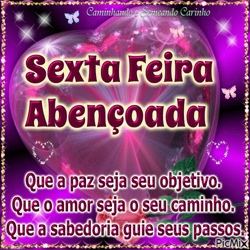 Sexta feira abençoada pra todos