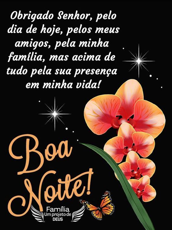 Obrigado Senhor pelo dia de hoje! Mensagens e imagens de boa noite.